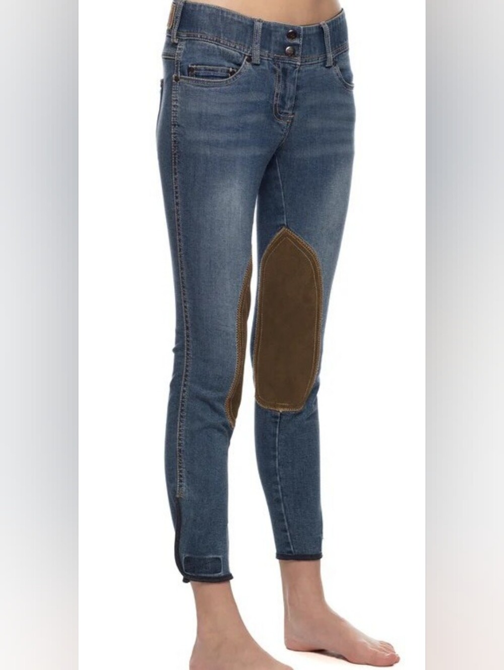Goode Rider Women’s Blue Denim Riding Breeches size 26 R
